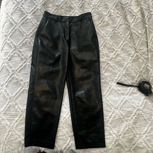 Babaton Leather Pants Size 6 25” inseam